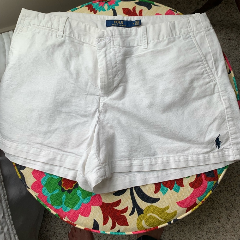 Womens Polo Ralph Lauren white shorts size 10